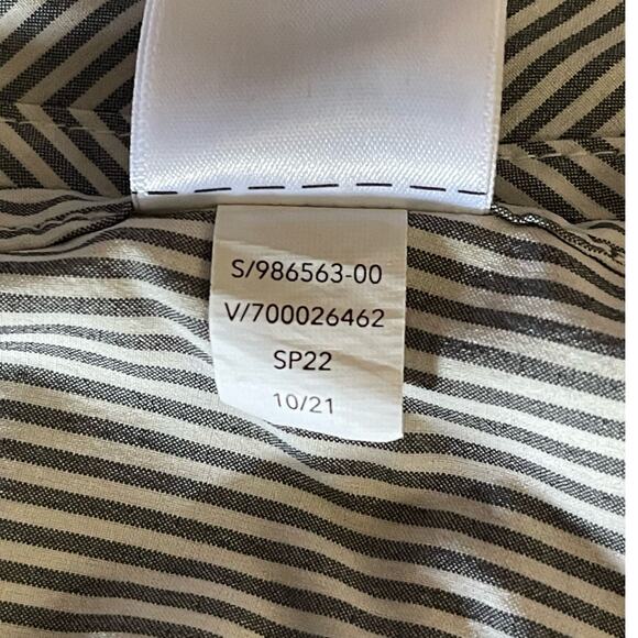 Athleta Minimalist Striped Stretch Tank Top Sleeveless Blouse Stretch 3X - Picture 9 of 13